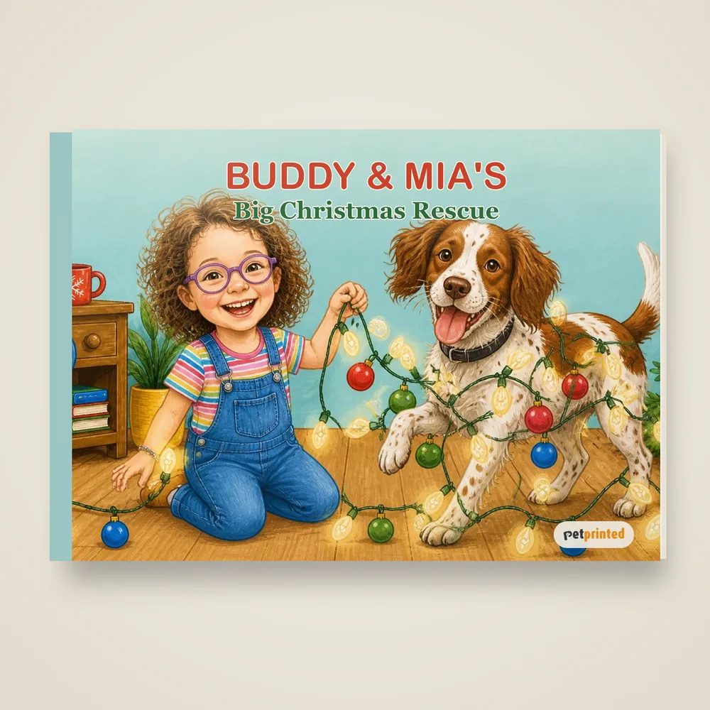 The Big Christmas Rescue personalized hardcover book