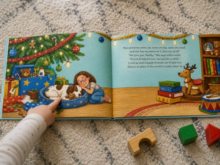 Ben's book at home